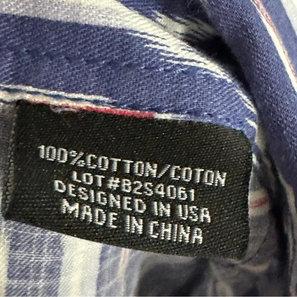 Rock & Roll Cowboy Ikat Southwestern Print Pearl Snap Western Shirt Size Small - Picture 9 of 11